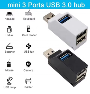 Concentrateurs <span class=keywords><strong>USB</strong></span> multi-ports <span class=keywords><strong>USB</strong></span> 3.0 2.0, adaptateur de charge et de lecture multifonction pour voiture, ordinateur <span class=keywords><strong>portable</strong></span> et bureau - Product Image 5