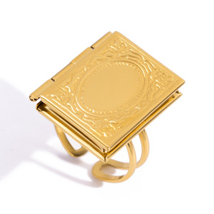 กล่องรูปหัวใจรูปหัวใจสีทองปรับได้ดีไซน์หรูหราของขวัญเครื่องประดับ - Product Image 5