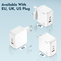Chargeur mural LDNIO Q7-MI autorisé HyperCharge 67W GaN, adaptateur intelligent de partage d'énergie pour Xiaomi