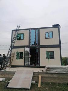 Sang trọng 2-4 phòng ngủ hai câu chuyện container nhà mở rộng di động Modular prefab container 20ft 40ft vận chuyển gấp sống nhà - Product Image 6