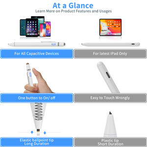 Lápiz Óptico Metálico de Alta Calidad <span class=keywords><strong>K825</strong></span>, Lápiz Digital Inteligente con Punta 2 en 1, Lápiz Táctil Universal Capacitivo para Tabletas IOS - Product Image 5