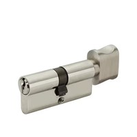 Cylindre de serrure de porte en laiton massif Euro Standard pour salle de bain, chambre et toilettes
