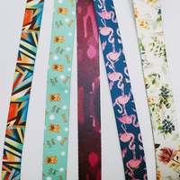 Sangle en polyester transfert de chaleur de conception personnalisée sangle imprimée par sublimation ruban pour sangle de sac
