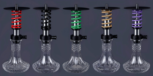 Wholesale Custom Aluminum Alloy Shesha Portable <strong>Hookahs</strong> <strong>Flavor</strong> Spring Shisha <strong>Hookah</strong> Set With Accessories for Travel Gift Box - Product Image 6
