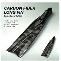 Palmes de plongée en fibre de carbone 3K haute rigidité, lame longue 100 cm, compétitives pour la pêche sous-marine, poche de pied intégrale en TPR, vente en gros personnalisée
