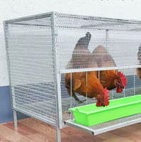 Nouvelle cage galvanisée de type anti-pluie de haute qualité, capacité de 15 oiseaux