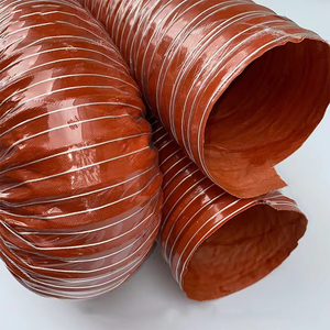 High Temperature Resistant Inner Steel Wire Outer Fiber Wire High Temperature <strong>Silicone</strong> Double-layer air Duct <strong>Hose</strong> - Product Image 2