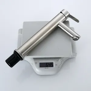 New Design Stainless Steel 201 Brushed Bathroom Sink Faucet Nickel Single Handle 1 Hole Deck Mount Lavatory Faucet