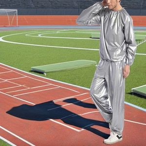 กางเกงกีฬาขาสั้นใส่ได้ทั้งชายและหญิงของ JAC22 DK6147แบบ2 in 1สไตล์การวิ่งในช่วงเช้าและฤดูร้อน - Product Image 2