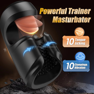 AMOR. Masturbador Eléctrico Telescópico de Doble Vibración para Hombre, con Movimiento de Empuje y Rotación Automática, Vibradores con Copa Estimuladora. - Product Image 6