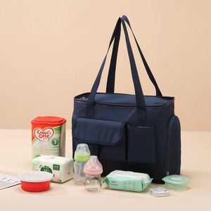 Portable Baby Diaper Bags Large Capacity Storage Tote Bags for Mommy - Product Image 1