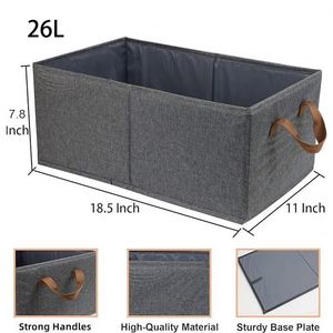 Boîte de rangement pour armoire, tiroir de rangement en tissu pour la maison, panier pliable pour vêtements et pantalons, sac de rangement pour sous-vêtements, boîte de tri - Product Image 2