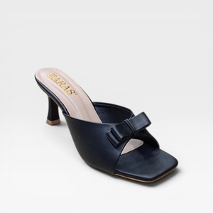 Sandales à talon carré et bout ouvert pour femme, à enfiler, avec boucle tendance, confortables, antidérapantes, légères, pour les soirées - Product Image 6