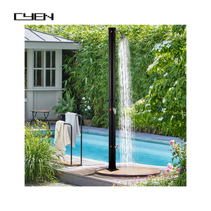 Douche solaire de jardin CYEN de haute qualité, 20L, en PVC noir, pour <span class=keywords><strong>piscine</strong></span> et jardin, douche de jardin noire - Product Image 2