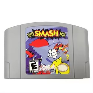 Cartouche de <span class=keywords><strong>jeu</strong></span> vidéo rétro N64 version américaine <span class=keywords><strong>Super</strong></span> <span class=keywords><strong>Smash</strong></span> <span class=keywords><strong>Bros</strong></span> pour console <span class=keywords><strong>Nintendo</strong></span> 64 - Product Image 1