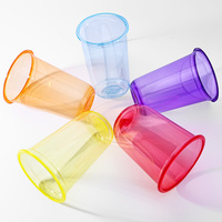 Vasos de Plástico Desechables Personalizados de Colores para Té Boba, Ideales para Servicios de Catering, Fiestas, Eventos Importantes, etc.