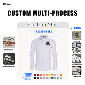 Camicie Eleganti su Misura per Uomo in Maglia Autunnale di Lusso Bianche a Maniche Lunghe per Lavoro e Business Antipiega - Product Image 5