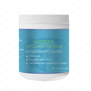 OEM deniz kollajen peptidleri tozu 5 tip kollajen vahşi yakalanan ve yüksek potens ve Unflavored destek cilt saç ve tırnak - Product Image 6