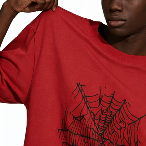 T-shirt boxy court pour homme <span class=keywords><strong>Spader</strong></span> 1-1, 300 g/m², col épais, personnalisable avec logo, noir uni - Product Image 2