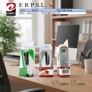 P803PVC Set di 12 Graffatrici in Scatola per Uso Ufficio - Product Image 3