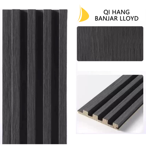 Panneaux muraux en bois massif 3D pour intérieur, en forme de nouilles plates, recouverts de bois, décoratifs, flexibles et personnalisables - Product Image 1