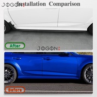 Extensions de jupes latérales Jogon V2 en fibre de carbone véritable pour Acura Integra Type S 2023 2024 2025 2026 - Accessoires de kit carrosserie