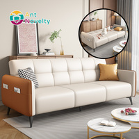 Sofá Cama Deslizable Antnovelty de 150 cm con 2 Plazas, Chaise Longue con Almacenamiento y Otomana con Almacenamiento, Envío Gratis, Altavoz, Tamaño Queen