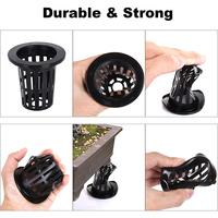Panier hydroponique pour légumes de jardin, Pot de filet de croissance sans sol, Pots de treillis de plantation en plastique multi-tailles