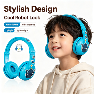 Casque audio sans fil Bluetooth Safe BuddyPhones, casque audio stéréo adapté aux enfants, longue autonomie pour les voyages et les jeux quotidiens - Product Image 1