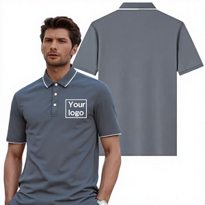 Men's Red Short Sleeve Polo Shirt Cotton Oxford Fabric Breathable Casual Design Front Logo Print Regular Fit - Product Image 5