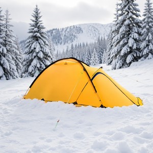 Tenda da Montagna a Doppio Strato con Pali in Alluminio, Leggera, Impermeabile, Antivento, Ultraleggera per Campeggio all'Aperto - Product Image 1