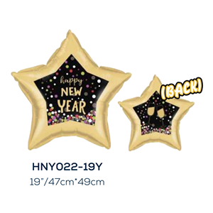 ลูกโป่งฟอยล์รูปดาวและรูปปีใหม่ที่มีความสุขหลากหลายสไตล์ขายส่งจำนวนมากสำหรับตกแต่งงานเลี้ยงปีใหม่อุปกรณ์สำหรับเทศกาลวันหยุด - Product Image 4