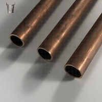 Tuyau en cuivre LWC fiable pour unités de climatisation et de réfrigération, soudage, pliage, surface polie, serpentin d'échangeur de chaleur ASTM