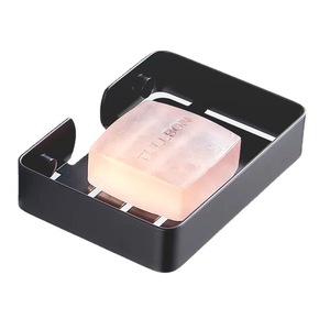 Porte-savon carré standard en acier inoxydable brossé, simple couche, pour rangement salle de bain et toilettes - Product Image 4