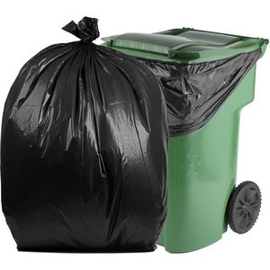 Sacs poubelle de sécurité en plastique en gros, matériau HDPE/LDPE, sacs poubelle standard pour la maison/le bureau, 10 à 100 gallons - Product Image 6