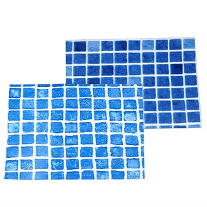 Hot Selling Pink Plastic Mosaic Vinyl Special Color Printing Pool Liner