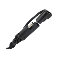 Connecteur de borne de batterie de moto 12V avec gaine en nylon/PVC pour utilisation en moto et en électronique