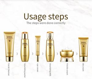 BISUTANG Marque privée Meilleurs produits de soin de la peau Escargot <span class=keywords><strong>Anti</strong></span>-âge Sérum nettoyant pour le visage Crème hydratante pour le visage Ensemble de soins de la peau - Product Image 6