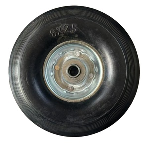 Roues <span class=keywords><strong>en</strong></span> caoutchouc robustes et solides de 8 pouces 8*1.75 8*2.5 pour bétonnière et tondeuse à <span class=keywords><strong>gazon</strong></span> nouvelle condition roulement à rouleaux cales de roue - Product Image 2