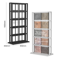 Vente directe d'usine de présentoirs à échantillons de carreaux en pierre de quartz de différentes tailles, présentoir rotatif à plusieurs niveaux pour carrelage en marbre, présentoir sur pied