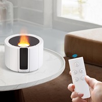Diffuseur de flamme transfrontalier humidificateur Simulation diffuseur de flamme maison bureau grande capacité diffuseur humidificateur DC5v
