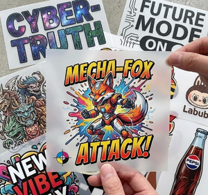 Vaso Delgado Premium de 16oz con Pegatinas de Transferencia UV DTF de Alta Adhesión, Diseños Ecológicos y Lindos de Gatos Estilo Q - Product Image 1