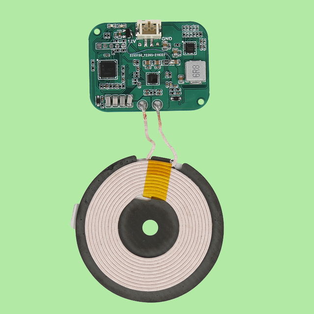 Professional Antimagnetic Wireless Charging Receiver Module 2A Output Current Qi Function 5W-10W Power Output Design Development
