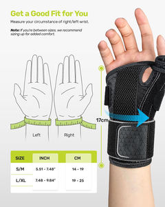 2025 nuovo supporto potente per il polso e il pollice, tutore per il polso a Tunnel carpale 3 cinghie regolabili, supporto per il polso con stecca per il pollice notturno - Product Image 4