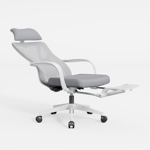 <span class=keywords><strong>Escritorio</strong></span> Ejecutivo Moderno <span class=keywords><strong>Blanco</strong></span> con Altura Ajustable SR-T247, Estación de Trabajo Individual Minimalista con Cajón para Oficina - Product Image 4
