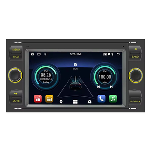 Diboev dễ dàng để cài đặt 7 inch Ford Quá Cảnh dual-trụ cột xe Android GPS navigation BT Player bảng điều khiển trung tâm điều khiển - Product Image 6