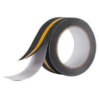 Colle à solvant noire et jaune, adhésif pour sol, adhérence, sécurité, imperméable, bande antidérapante réfléchissante