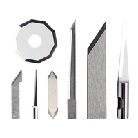 Couteau à découper en carbure de tungstène AOL à lame plate oscillante Z015a Z025a Z045a Y040a pour machine de découpe de fibres, lames de traînage numériques