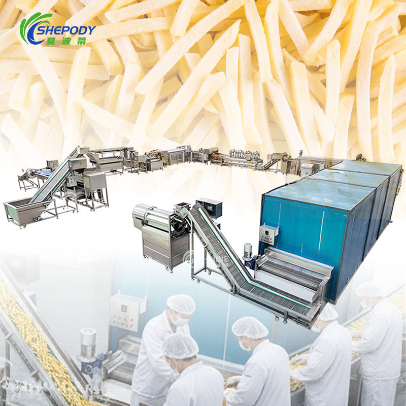 Frozen French Fries Production Line French