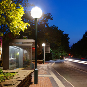 Lámpara de Calle LED Redonda de 3.5m, Impermeable, para Exteriores, de Una Sola Cabeza, Marca Jm Juming, para Iluminación de Jardines, Villas y Comunidades Residenciales - Product Image 1